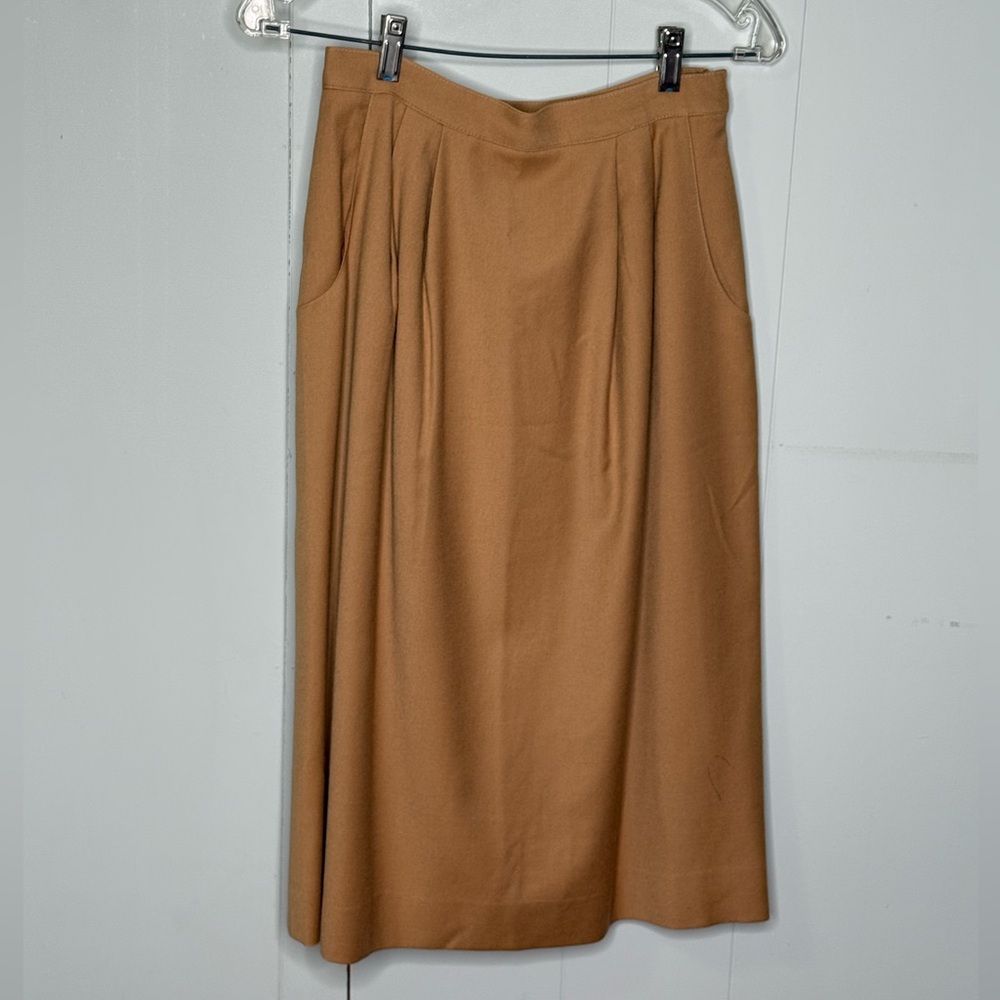 Vintage 80s 100% Wool Skirt Grannycore Academia